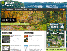 Tablet Screenshot of nature-en-france.com